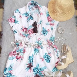 NWOT Summer Print Romper